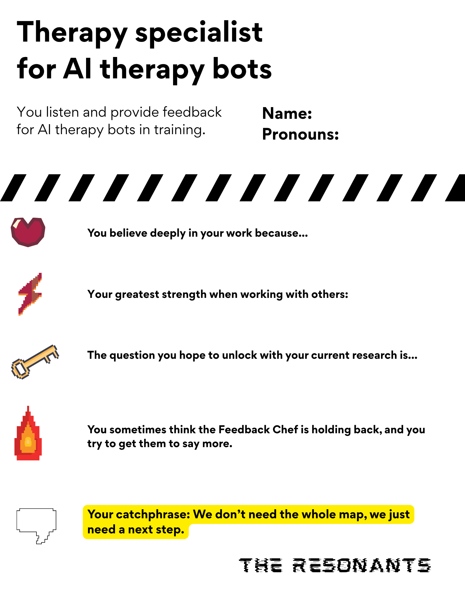 Therapy Specialist for AI therapy bots character card